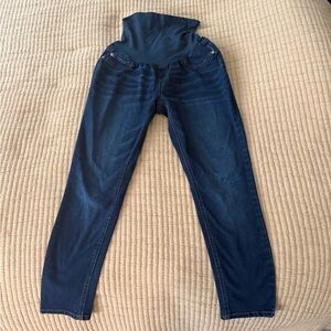 Motherhood Dark Blue Maternity Jeggings
